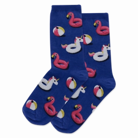 Shop Smart Save Women'S Pool Floats Crew Socks