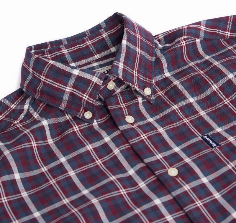 Today Only Discount Mega Discount Today Barbour Country Check 2 Tailored Mens Shirt - Red