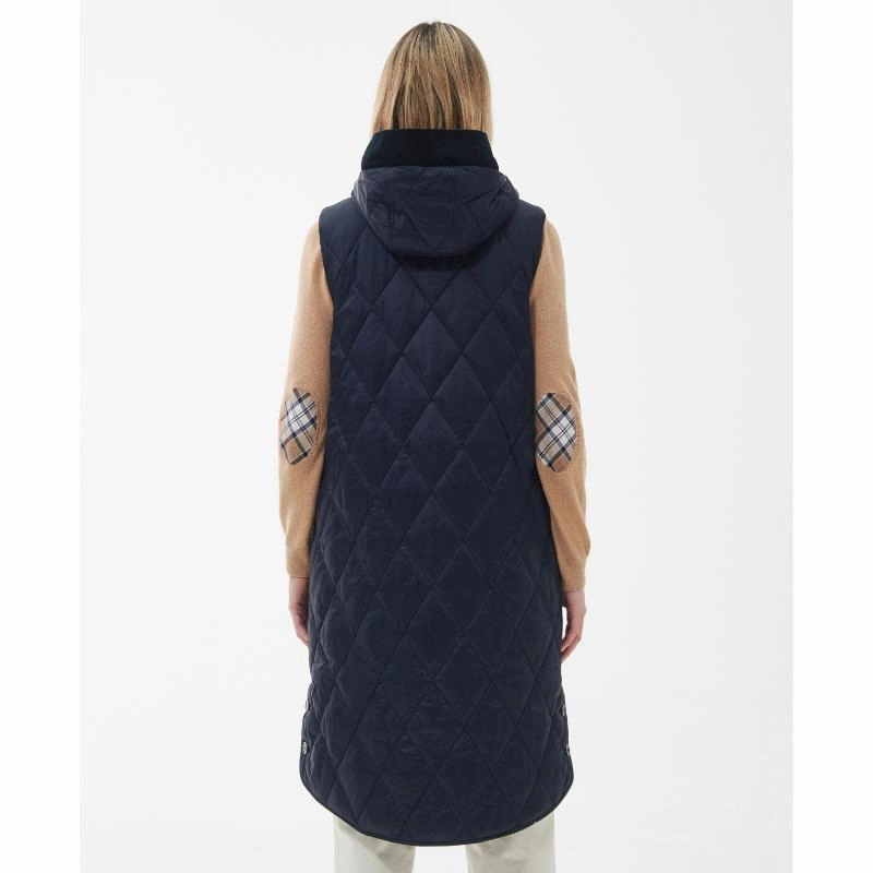 Hot Deal Alert Online Exclusive Offer Barbour Mickley Ladies Gilet - Dark Navy/Dress