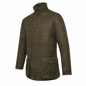 Beretta St James Coat Green & Rust Check Mega Discount Event Todays Hot Pick