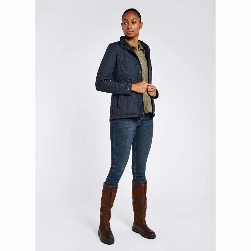 Clearance Blowout Dubarry Camlodge Ladies Quilted Jacket - Navy