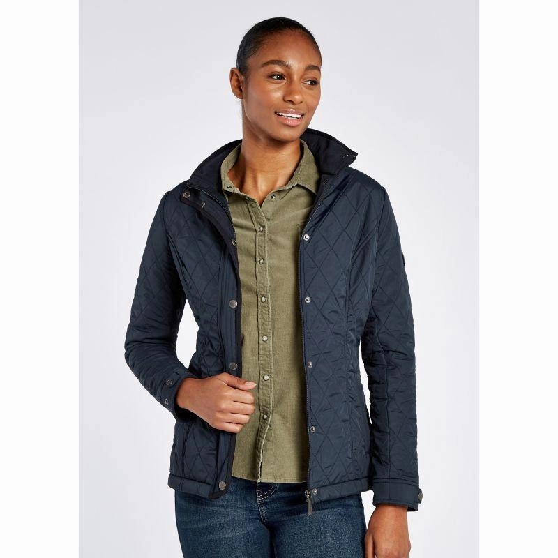 Dubarry Camlodge Ladies Quilted Jacket - Navy Instant Hot Deal