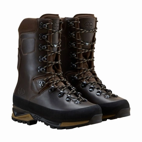 Surprise Discount Today Le Chameau Mouflon 2.0 Extreme 12" Leather Mens Boots - Marron Fonce
