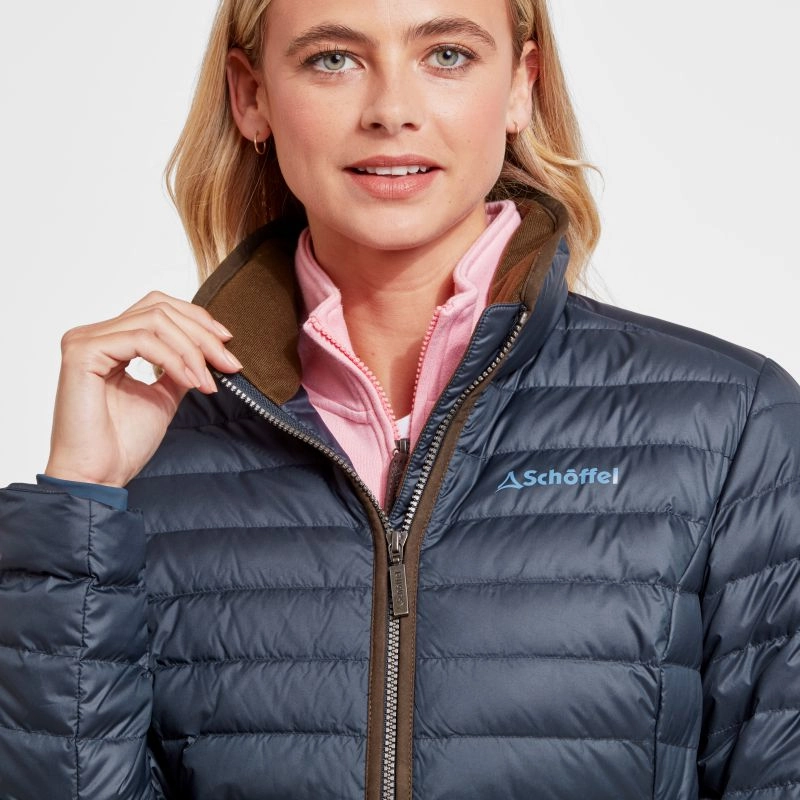 Trending Today Steal Schoffel Hambleton Down Ladies Jacket - Petrol Blue
