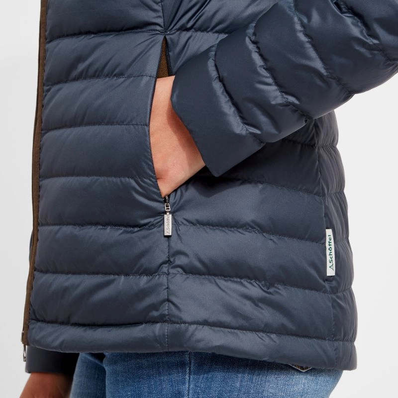 Best Deal Today Schoffel Hambleton Down Ladies Jacket - Petrol Blue