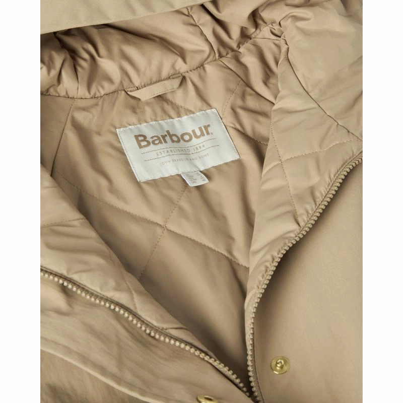 Today Only Steal Barbour Catalina Ladies Showerproof Jacket - Military Brown