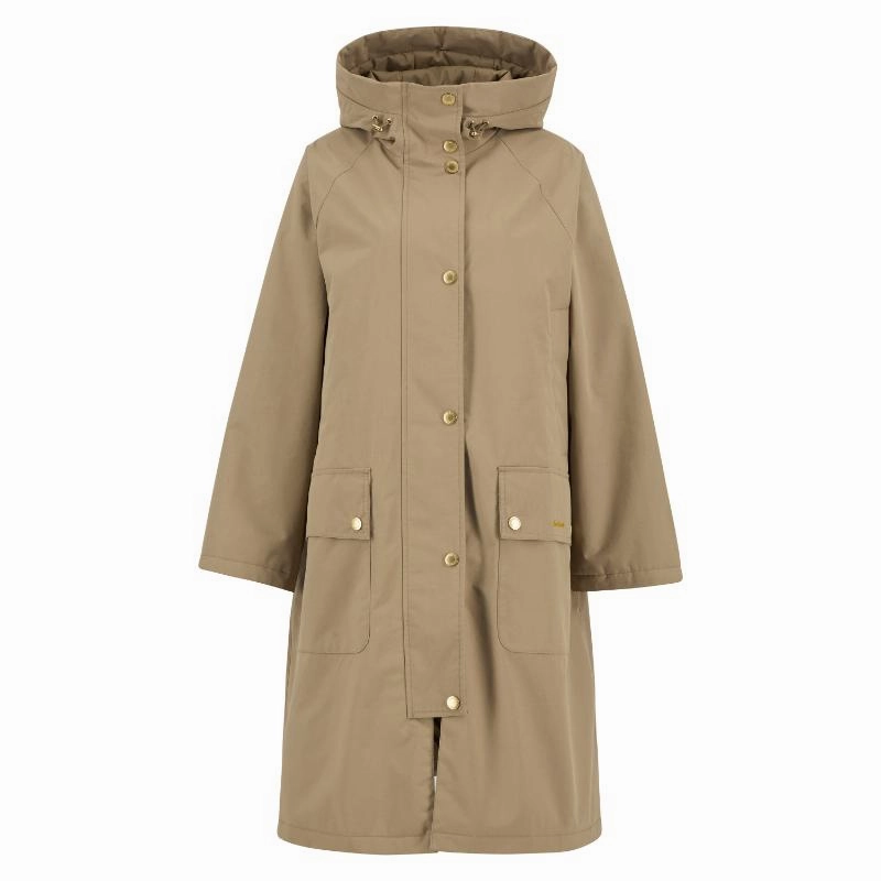 Hot Sale Alert Perfect Gift Sale Barbour Catalina Ladies Showerproof Jacket - Military Brown