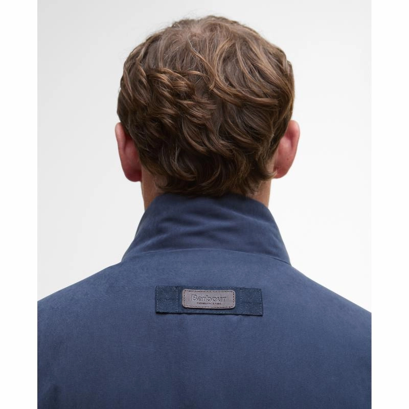 Barbour Elter Quilted Mens Jacket - Navy Flash Sale Alert Now