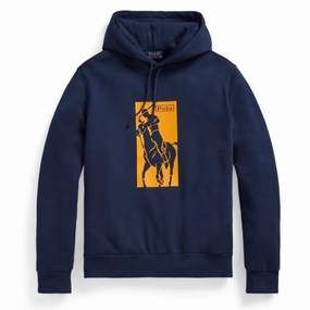 Polo Ralph Lauren Pony Print Hoodie Cruise Navy Dont Miss These Savings