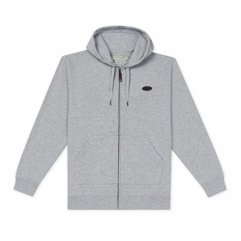 Hot Offer Inside MustHave Deal R.M.Williams Mckinlay Mens Hooded Sweatshirt - Grey Marle