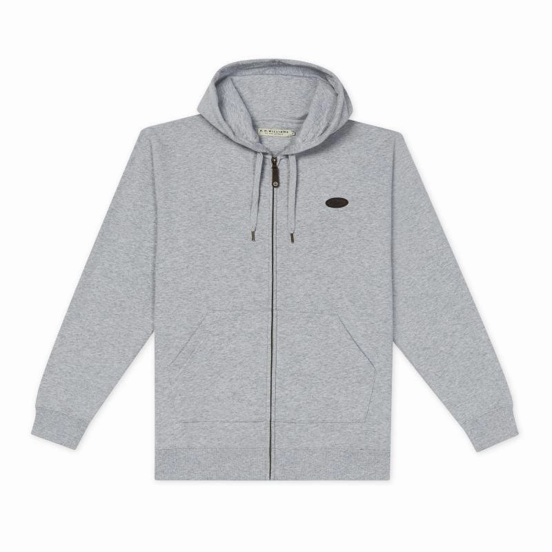 R.M.Williams Mckinlay Mens Hooded Sweatshirt - Grey Marle Instant Savings Deal Trendy Picks Today