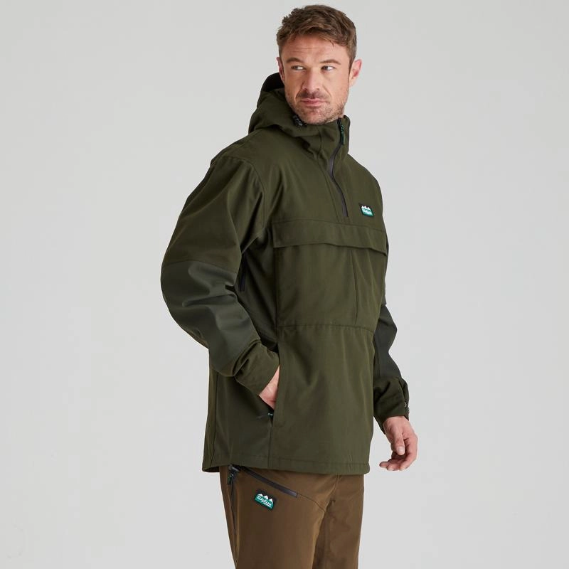 Ridgeline Cambrian Mens Waterproof Smock - Deep Forest Clearance Event Today