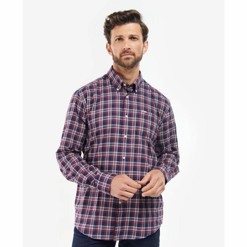 Sweet Deal Inside Barbour Turville Mens Regular Fit Shirt - Navy