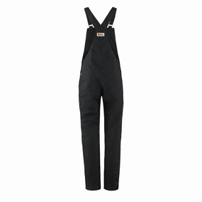 Hot Deal Alert Fjallraven Womens Vardag Dungaree Trousers Black