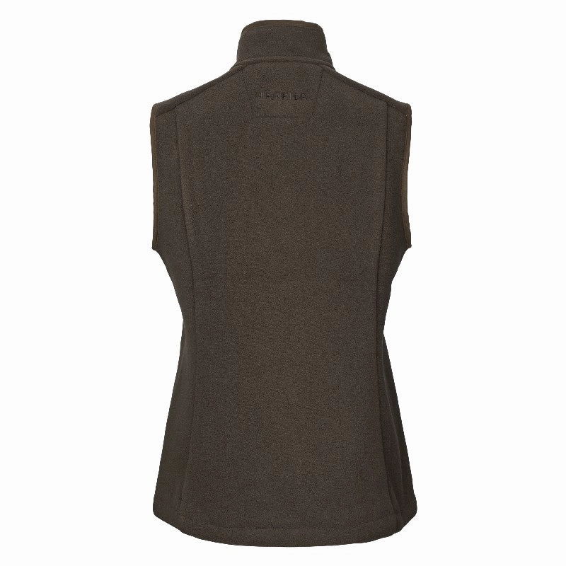 Trending Now Offer Harkila Sandhem Sherpa Ladies Fleece Waistcoat - Demitasse Brown