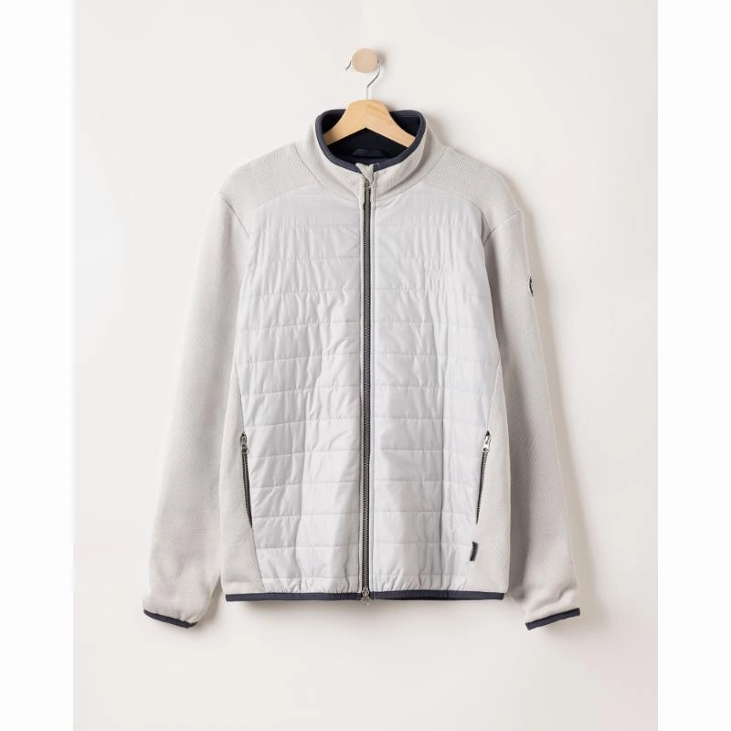 Flash Offer Today Holebrook Peder Windproof Mens Full Zip Jacket - Marble Grey