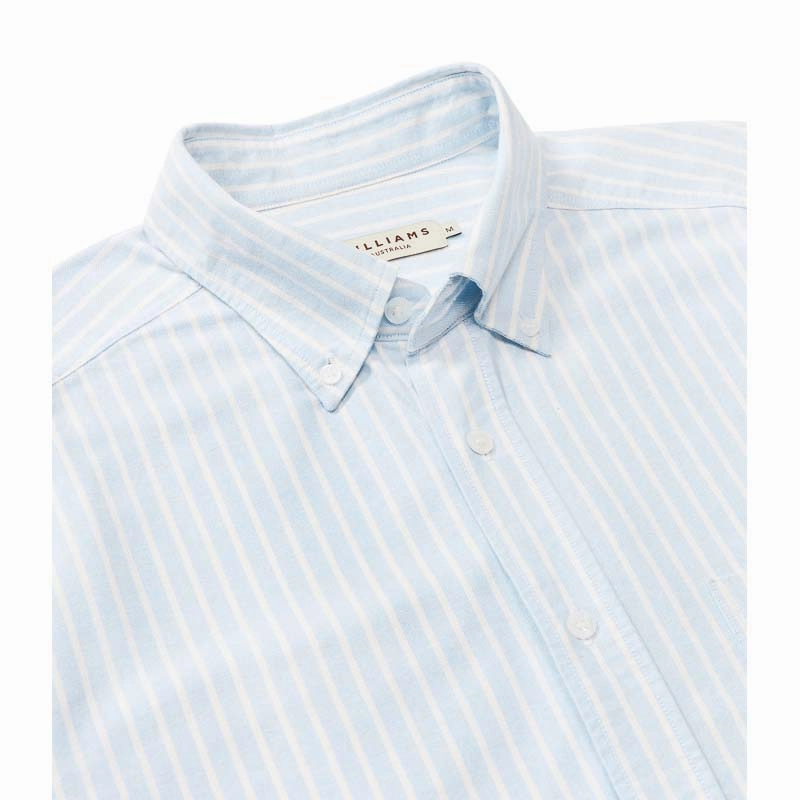 Mega Savings Now R.M.Williams Classic Mens Shirt - Blue/White