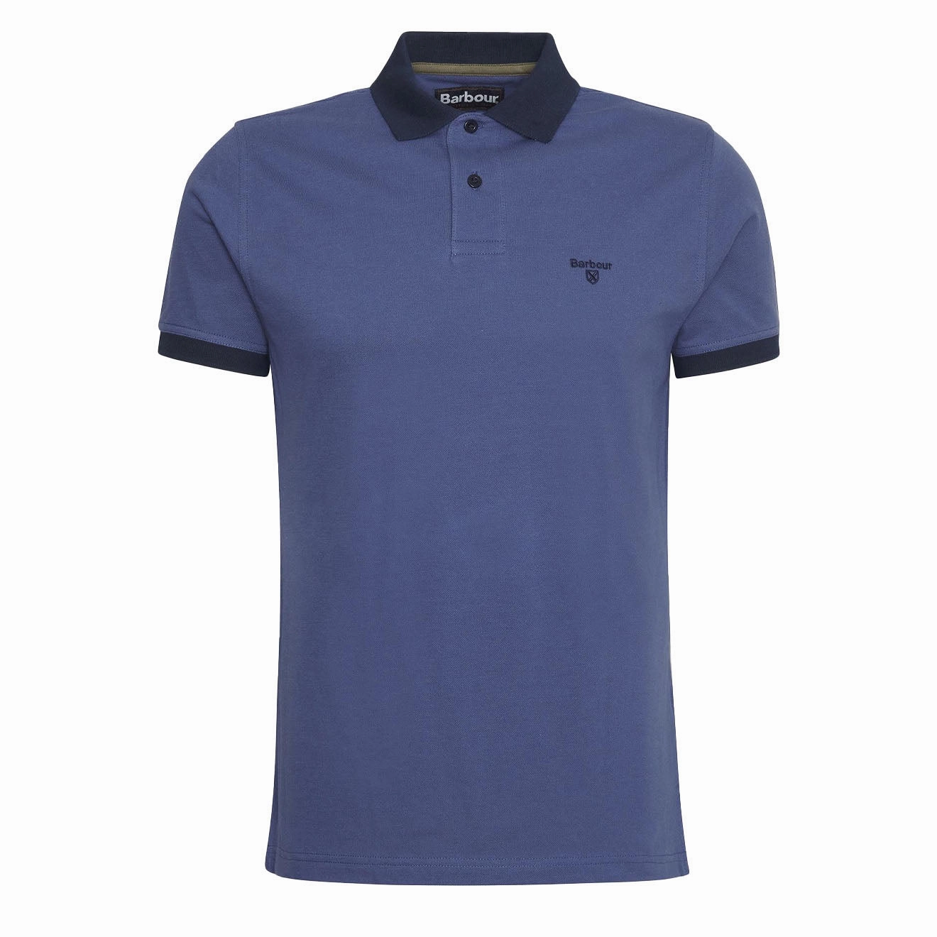 Hot Pick Deal Limited Time Offer Barbour Lynmouth Tipped Tailored Fit Polo Shirt Oceana