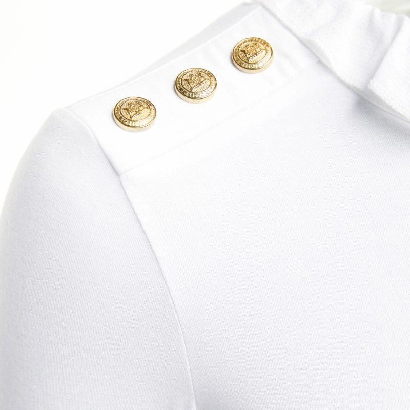 Holland Cooper Lilibet Ladies Jersey Long Sleeve Tee - White Sale Ending Soon Flash Deal Today