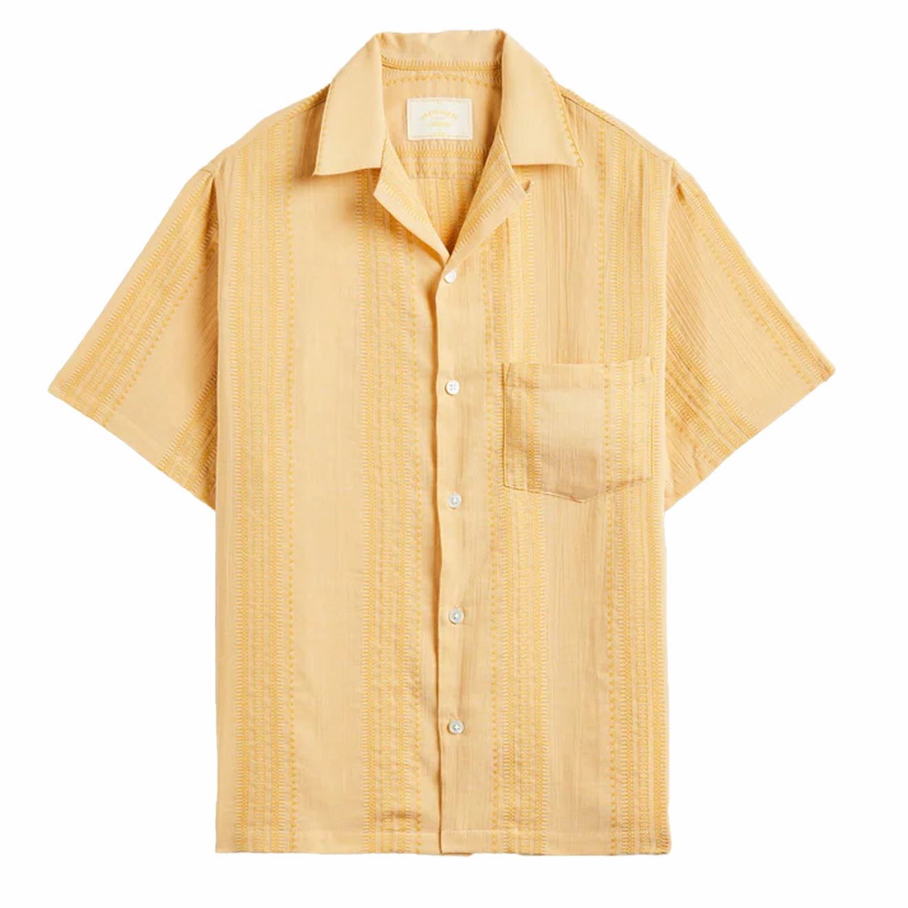 Portuguese Flannel Pacific Sun S/S Shirt Yellow Save Big Online Trending Savings Now