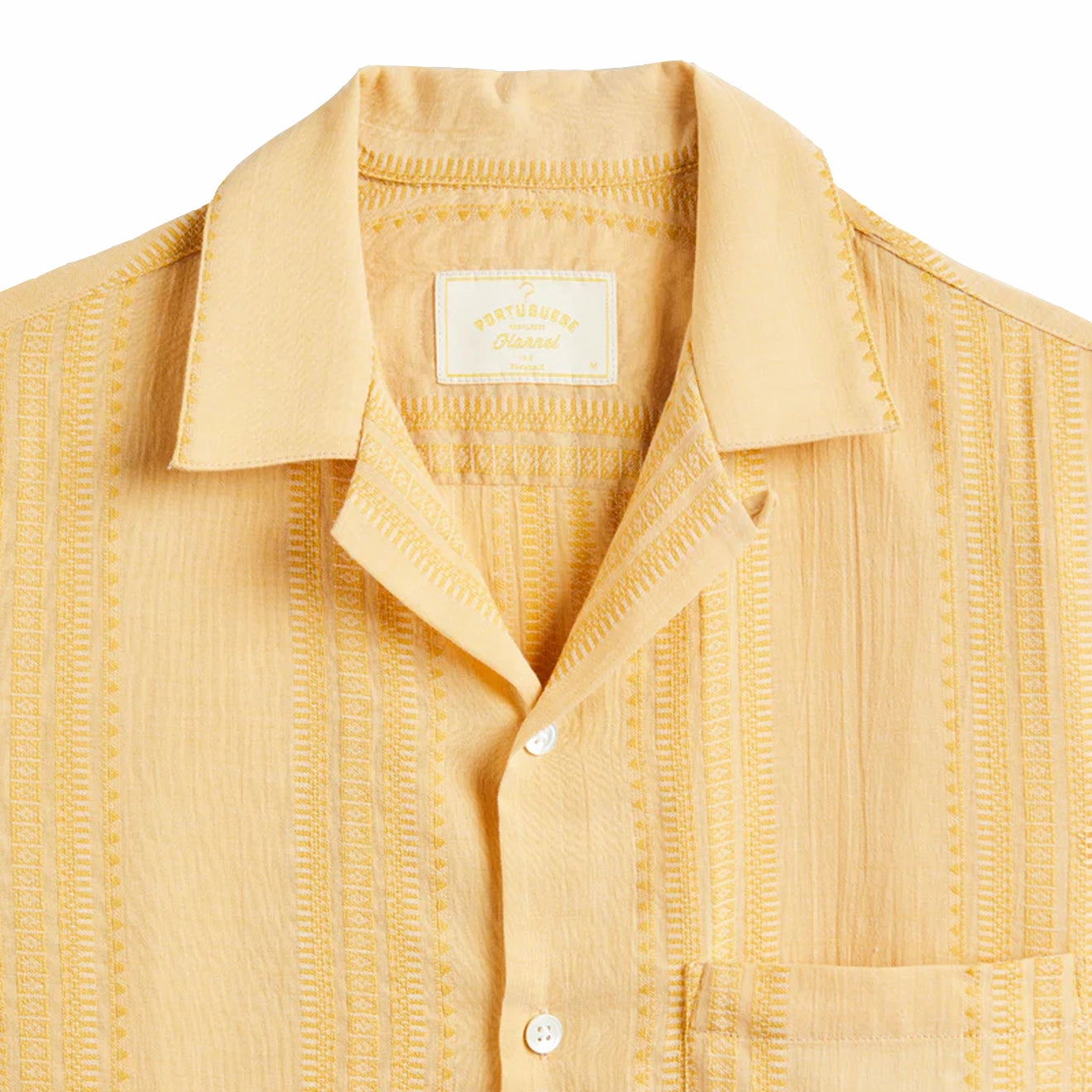 Portuguese Flannel Pacific Sun S/S Shirt Yellow Clearance Alert Now Grab the Deal Now
