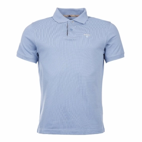 Hot Offer Inside Hot Deal Alert Barbour Tartan Pique Mens Polo Shirt - Sky Marl