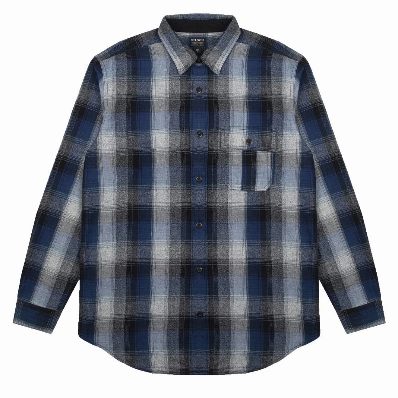 Exclusive Online Discount Shop Todays Picks Filson Rustic Oxford Shirt Indigo / Black / Charcoal