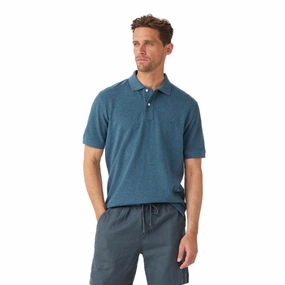 R.M.Williams Rod Mens Polo Shirt - Slate Flash Deal Today