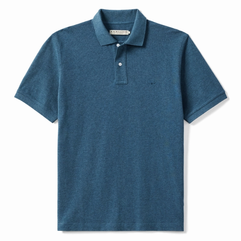 R.M.Williams Rod Mens Polo Shirt - Slate Weekend Flash Offer Daily Special Offer