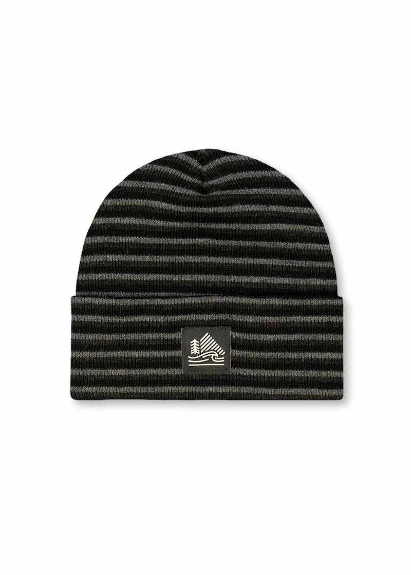 Striped Ribbed Cuffed Beanie Hot Offer Inside Shop Today Save