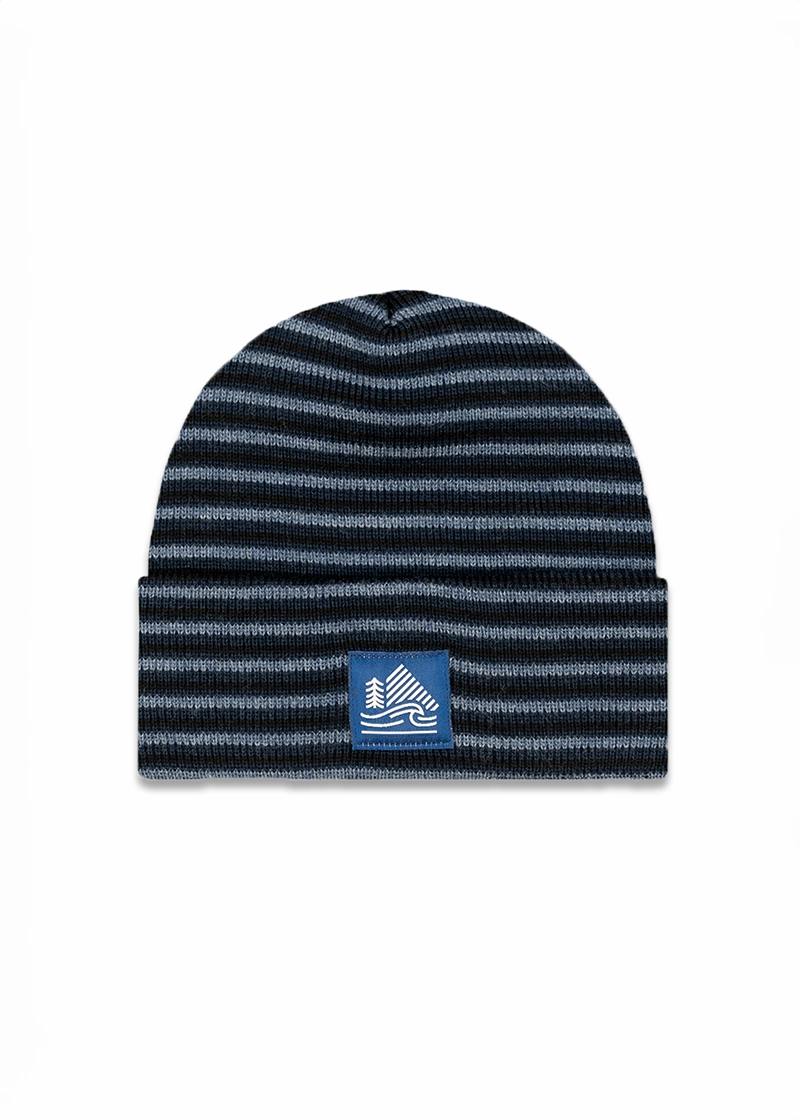 Striped Ribbed Cuffed Beanie Shop Grab Savings