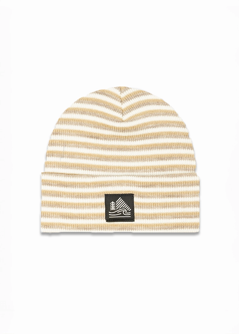 Striped Ribbed Cuffed Beanie Sale Ending Soon