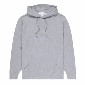 Best Deal Today Weekend Specials Sunspel Loopback Overhead Hoody Grey Melange