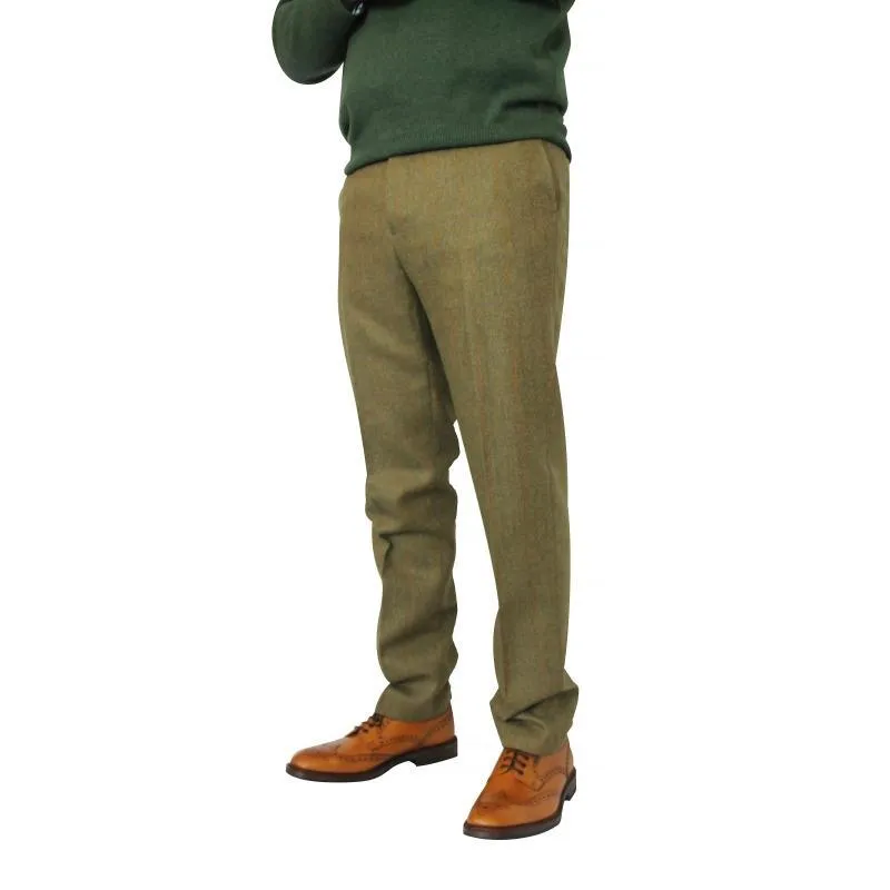 William Powell Mens Tweed Trousers - Melrose Clearance Blowout Special Occasion Discount