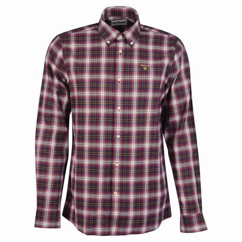 Special Savings Today Shop the Savings Barbour Portland Mens Tailored Shirt - Port
