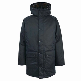 Barbour Wax Mens Parka - Navy Dont Wait Save Todays Trending Deals