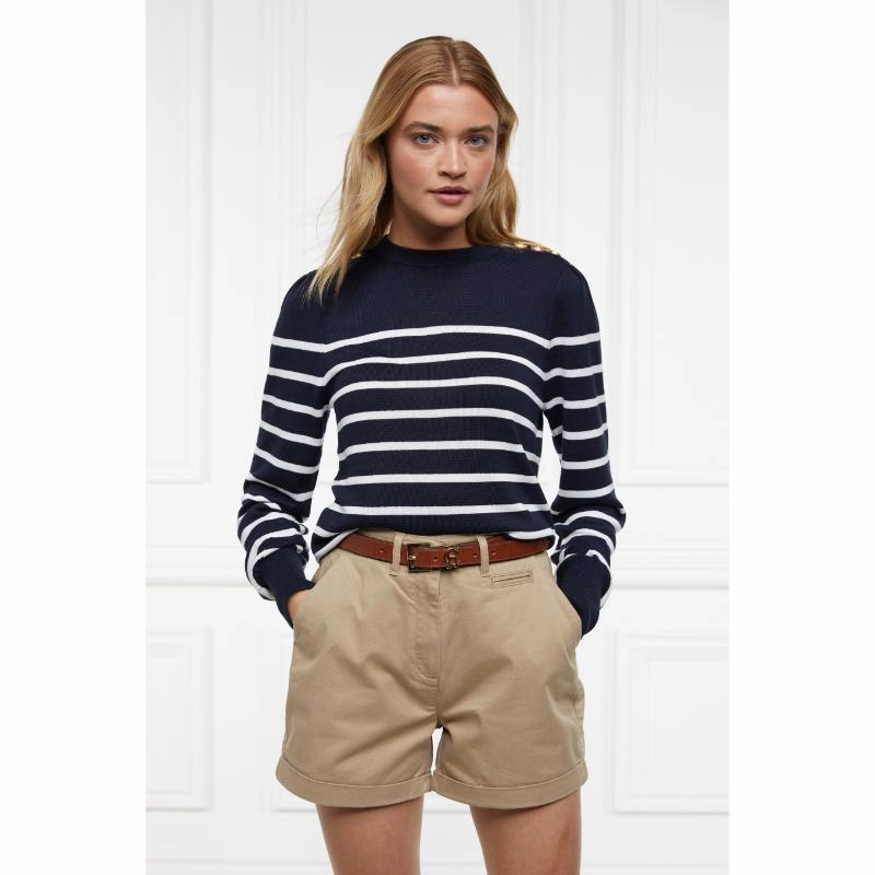 Hot Offer Inside Online Exclusive Steal Holland Cooper Arnesby Chino Ladies Shorts - Stone