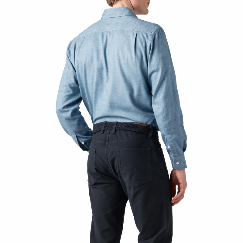 Clearance Savings Now Rodd & Gunn Barrhill Mens Shirt - Chambray