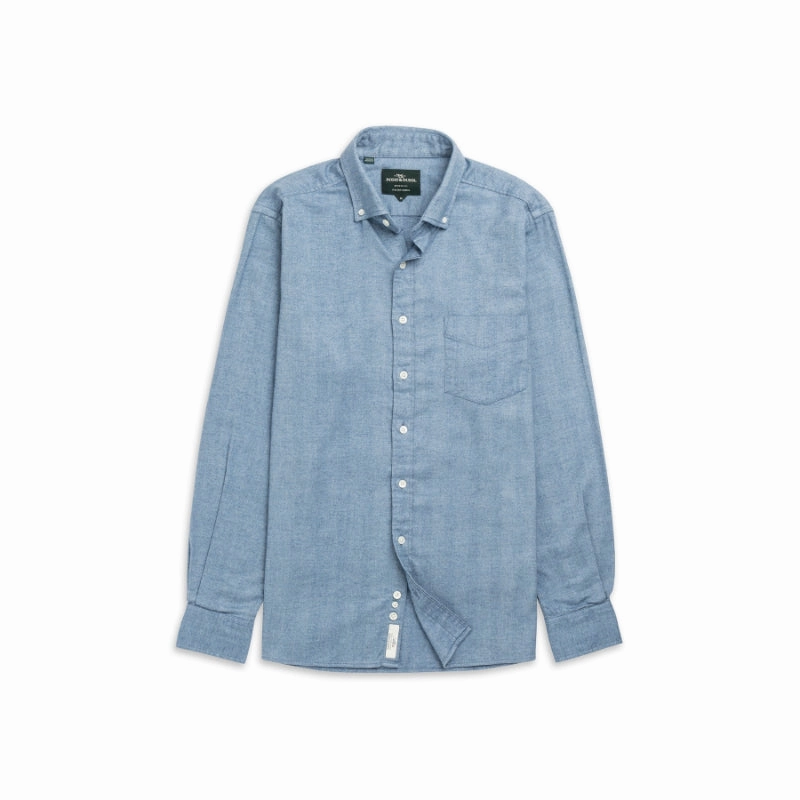 Hot Offer Inside Limited Time Sale Rodd & Gunn Barrhill Mens Shirt - Chambray