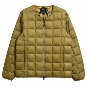 Taion Crew Neck W-Zip Down Jacket Beige Trending Deals Today