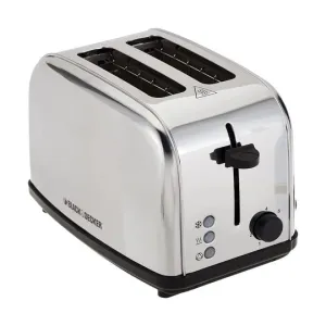 Black   Decker_2 Slice Ss Toaster Steel1050W