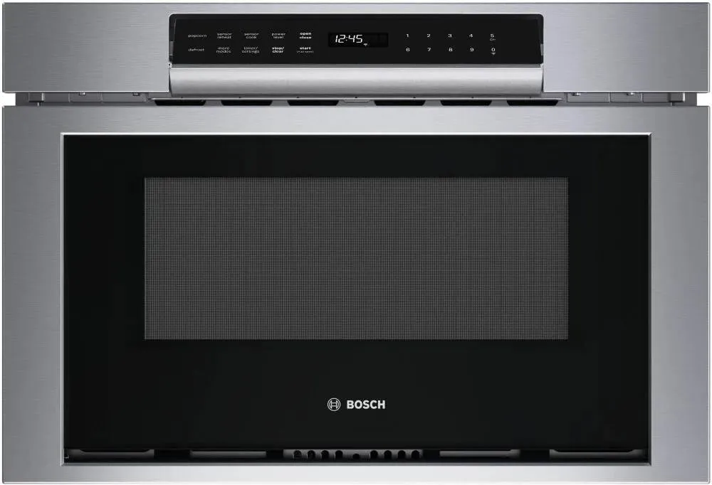 Bosch 24" 800 Series 1.2 Cu.Ft. Cap 950 Watt Smart Microwave Drawer HMD8454UC