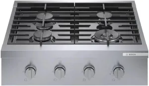 Bosch 30" 4 Sealed Burners Dual Flame Burner 800 Series Gas Rangetop RGM8058UC