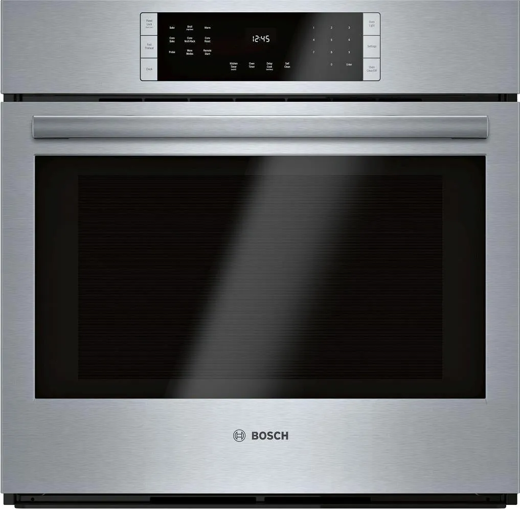 Bosch 30" SS Smart Wifi 4.6 Cap Single 800 Series Electric Wall Oven * HBL8453UC