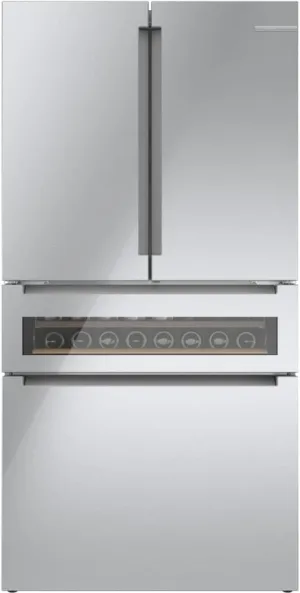 Bosch 36" 20.5 Cu. Ft 800 Series 4 French Door Smart SS Refrigerator B36CL81ENG