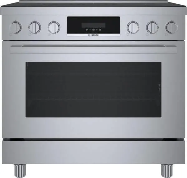 Bosch 36" Slide-In 3.7 cu.ft 5 Elements 800 Series Induction Range HIS8655U