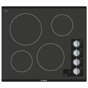 Bosch 500 Series 24" Infinite Temp Control BlackGlass Electric Cooktop NEM5466UC