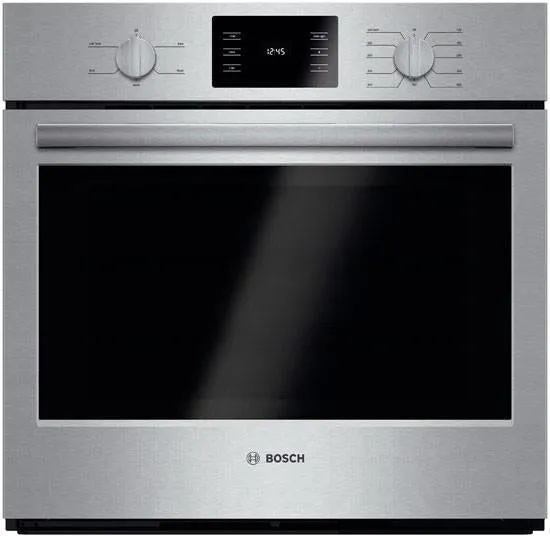 Bosch 500 Series 30" 4.6 Convectional SS Single Electric Wall Oven HBL5351UC