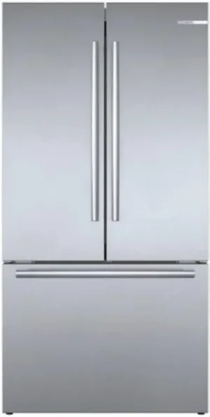 Bosch 800 Series 36" LED Smart French Door 21 cu.ft. Refrigerator B36CT80SNS
