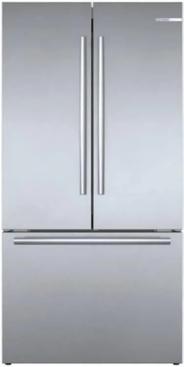 Bosch 800 Series 36" LED Smart French Door 21 cu.ft. Refrigerator B36CT80SNS